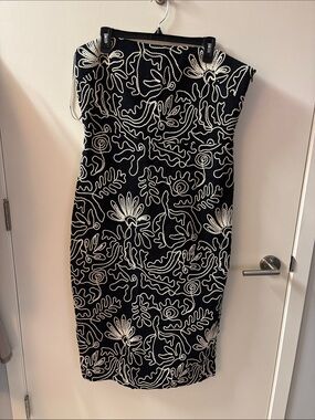 Loft Vacation Midi Strapless Dress